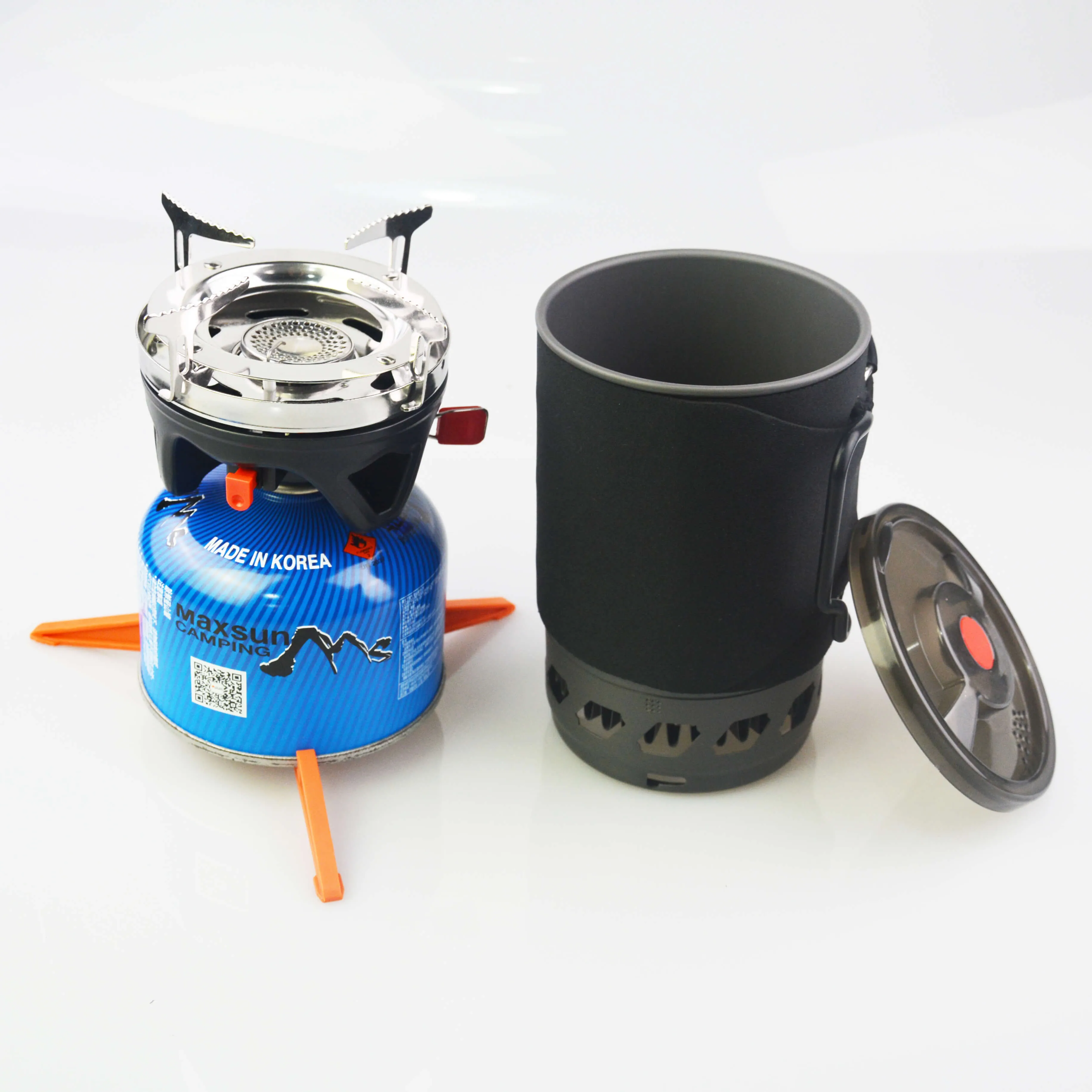 STARCAMP 900ml Outdoor Camping Cooking System Hiking Fastboil Jet Cooker Gas Stove