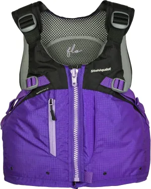 Stohlquist Women's Life Jacket PFD | 8 Points of Adjustment for Ultimate Fit | Ripstop Outer Shell, High Back Flotation, Sit-On-Top Kayak Comfortability - Custom Design Fit for Women