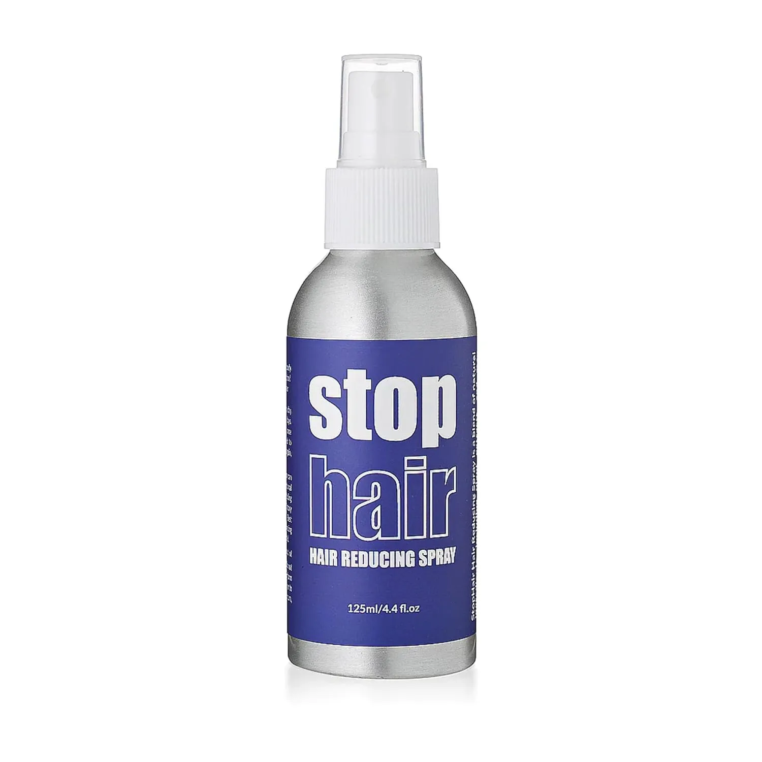 Stop Hair - Natural Hair Growth Inhibitor Spray Bikini Zone Body Face Hair Reduction Permanent Hair Removal Remover 4.4 fl. oz. (120 ml)