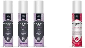Summer's Eve Feminine Spray Bundle - Ultra Daily 3 Pack and Blissful Escape 2 oz