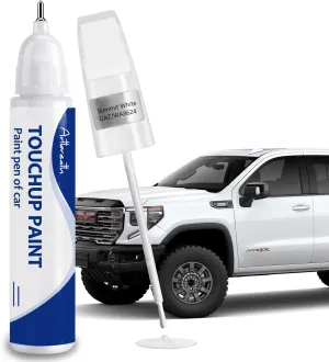 Summit White(GAZ/WA8624) Touch Up Paint for GMC-Exact Match–Chips and Nicks Car Paint Scratch Repair Kit Automotive Paint Pen for Sierra 1500/2500 HD/Acadia/Canyon/Savana/Terrain