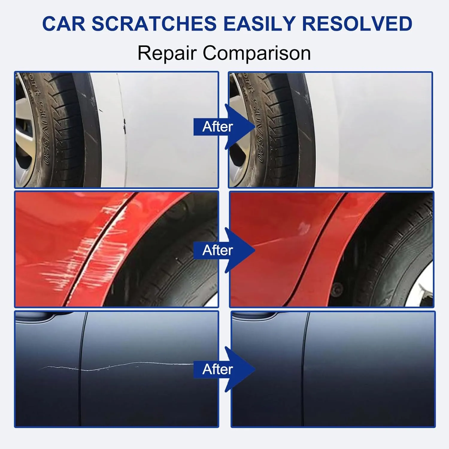 Summit White(GAZ/WA8624) Touch Up Paint for GMC-Exact Match–Chips and Nicks Car Paint Scratch Repair Kit Automotive Paint Pen for Sierra 1500/2500 HD/Acadia/Canyon/Savana/Terrain