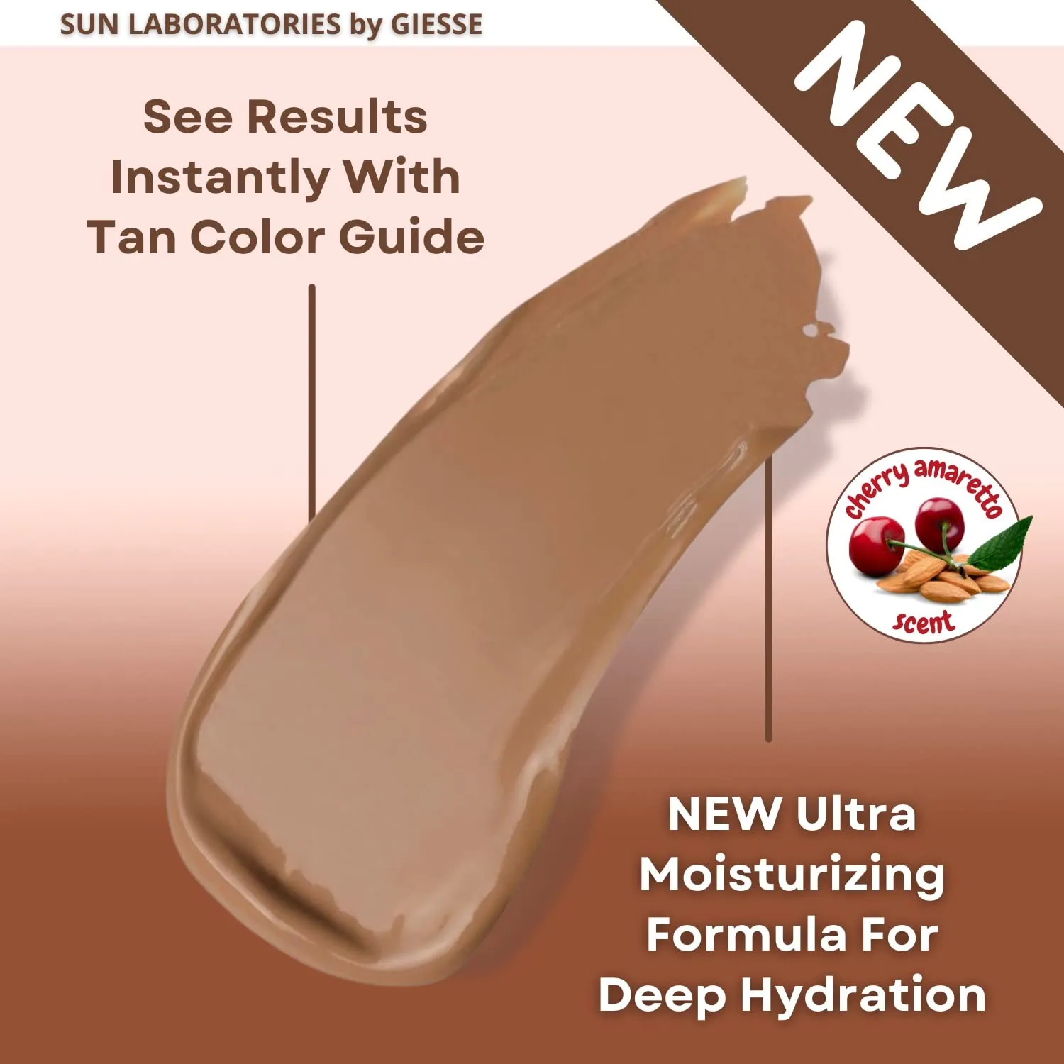 Sun Laboratories By Giesee Tan Overnight Sunless Tanning Lotion 4 oz with Tanning Mitt - Natural Self Tanner, Pregnancy Safe, Organic Sunless Tanner Kit, Extra Dark Self Tanner with Self Tanning Mitt