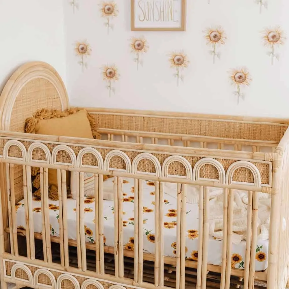 Sunflower Fitted Cot Sheet