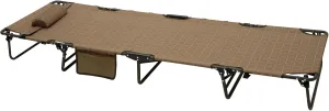 SUNNYFEEL Portable Folding Camping Cot Lightweight, Outdoor Sleeping Cots with Pillow, Easy Set up and with Load-Resistant Support 300 LBS for Travel Camp Beach Vacation