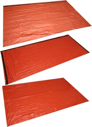 Survival Tent Emergency Sleeping Bag Thermal Mat Outdoor Sack Compact Blanket