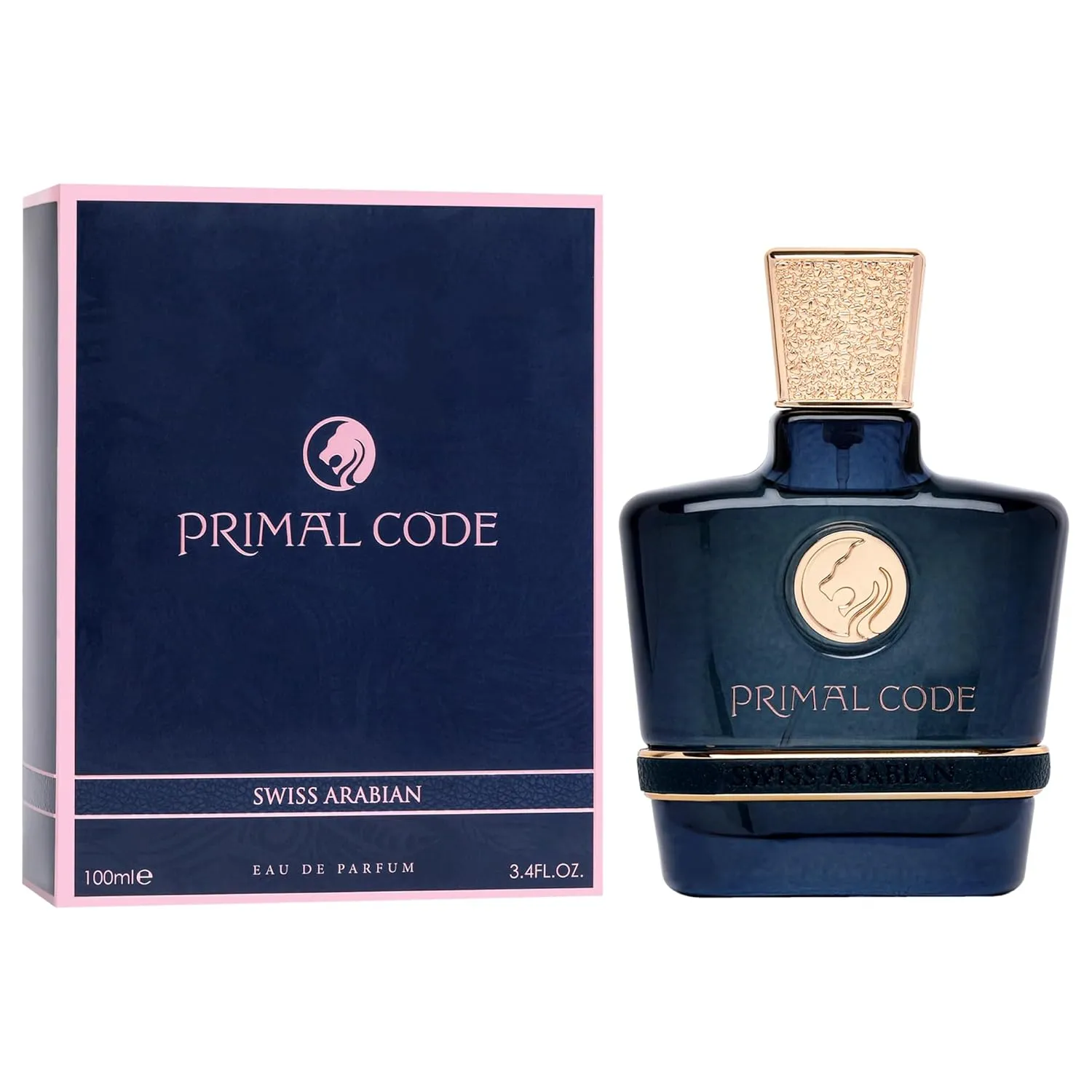 Swiss Arabian Primal Code - Luxury Products From Dubai - Long Lasting, Addictive Personal EDP Spray Fragrance - Seductive Signature Aroma - 3.4 Oz