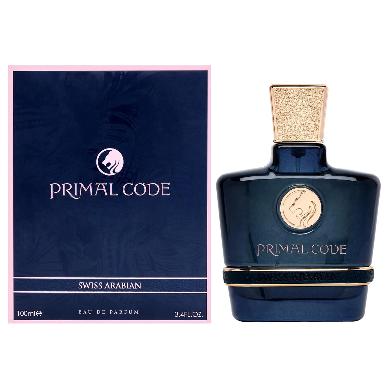 Swiss Arabian Primal Code - Luxury Products From Dubai - Long Lasting, Addictive Personal EDP Spray Fragrance - Seductive Signature Aroma - 3.4 Oz