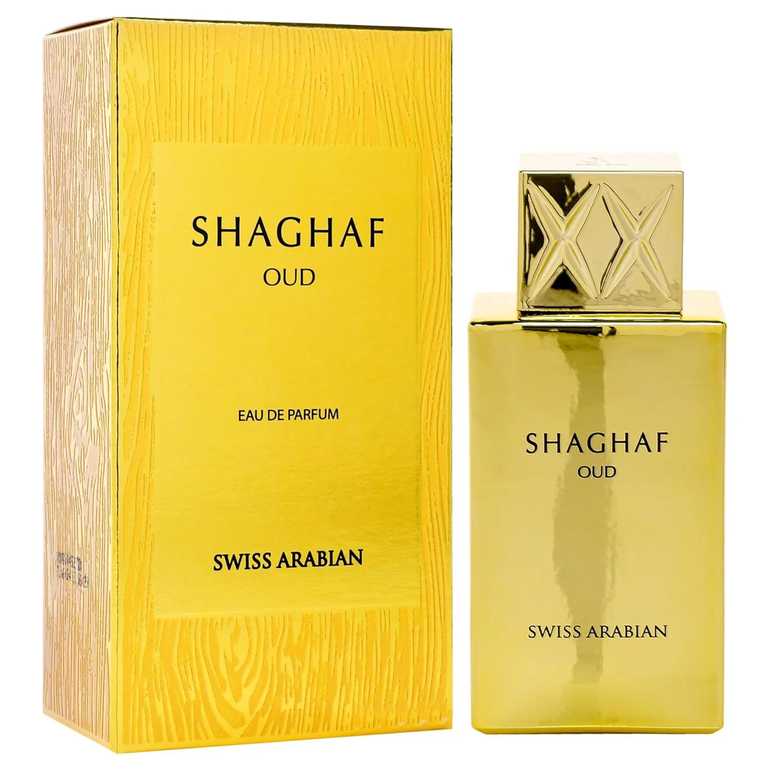 Swiss Arabian Shaghaf Oud - Luxury Products From Dubai - Long Lasting, Addictive Personal EDP Spray Fragrance - Seductive Signature Aroma - 2.5 Oz