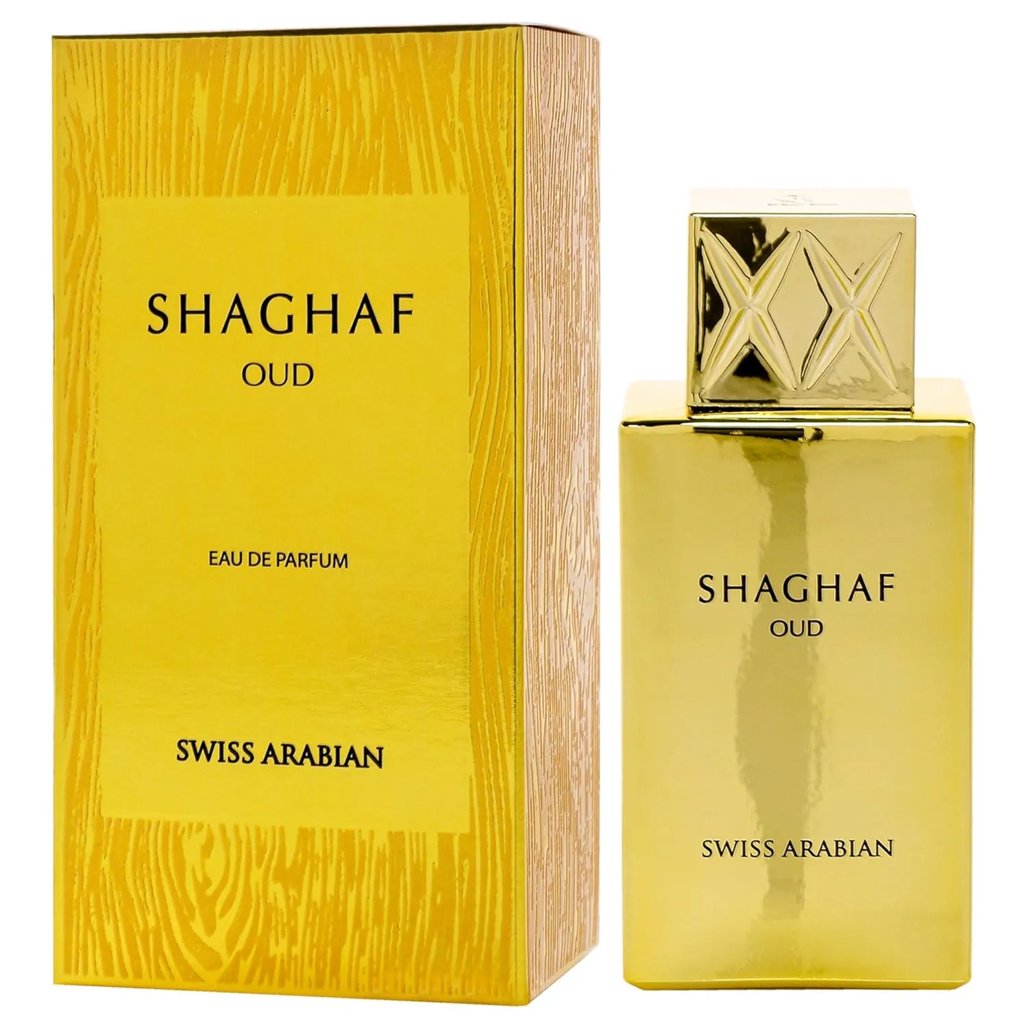 Swiss Arabian Shaghaf Oud - Luxury Products From Dubai - Long Lasting, Addictive Personal EDP Spray Fragrance - Seductive Signature Aroma - 2.5 Oz