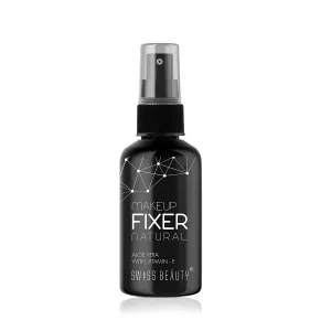 Swiss-Beaut'y Long Lasting Misty Finish Professional Makeup Fixer Spray For Face Makeup | With AloeVera & Vitamin-E, Light Weight, Quick Dry Makeup Setting Spray |70 Ml, Clear