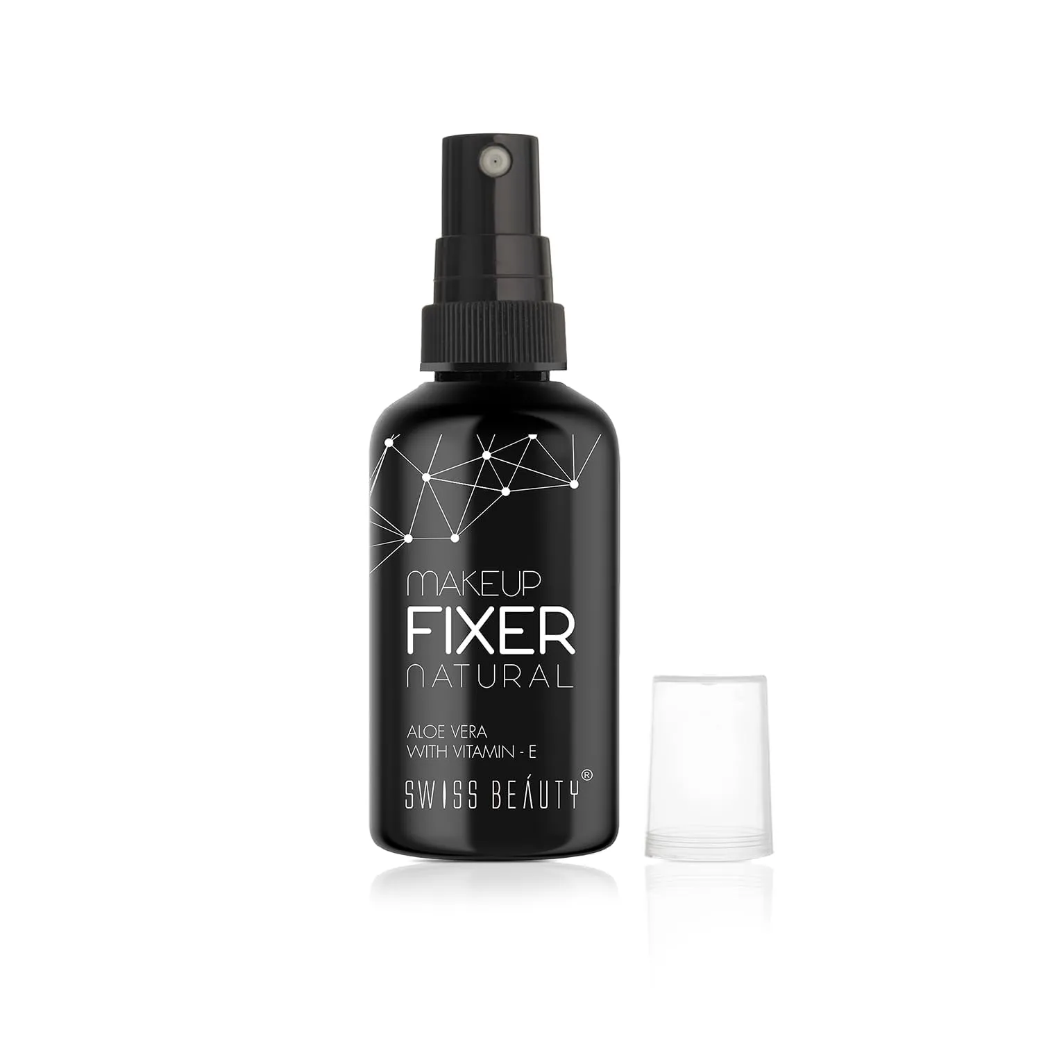 Sw..iss/Beauty Natural Makeup Fixer | Natural Dewy Finish | With Vitamin E and Aloe Vera | Long-Lasting | Hydrating & Refreshing Setting Spray | 70 ml
