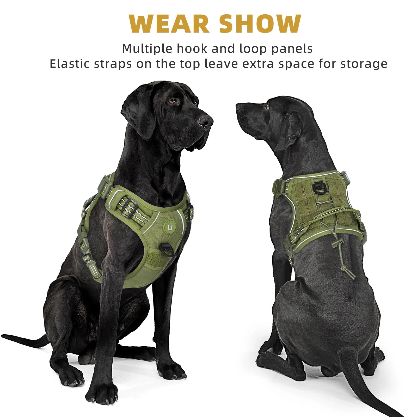 Tactical Dog Harness – Reflective & Adjustable Gear