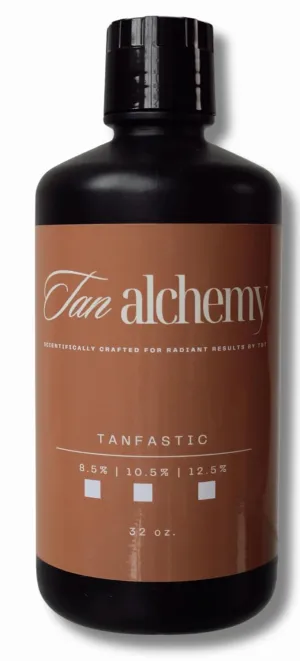 Tan Alchemy Tanfastic E Blend 10.5% Med Dark Sunless Spraytan Solution 32 oz