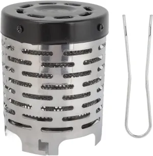 Tent Stove,Camping Mini Heater Warming Stove,Portable Camping Heating Stove Cover Stainless Steel High Temperature Resistant Camping Mini Heater Tent Heating Cover
