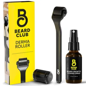 The Beard Club Beard Growth Vitamin Spray - Natural Formula for Fuller, Thicker Facial Hair, Easy-to-Use, Nourishing & Soothing, Ideal for All Beard Types & Skin - Boost Your Beard