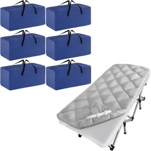 The Bundle of Cot Mattress Pad and Moving Bags for Camping
