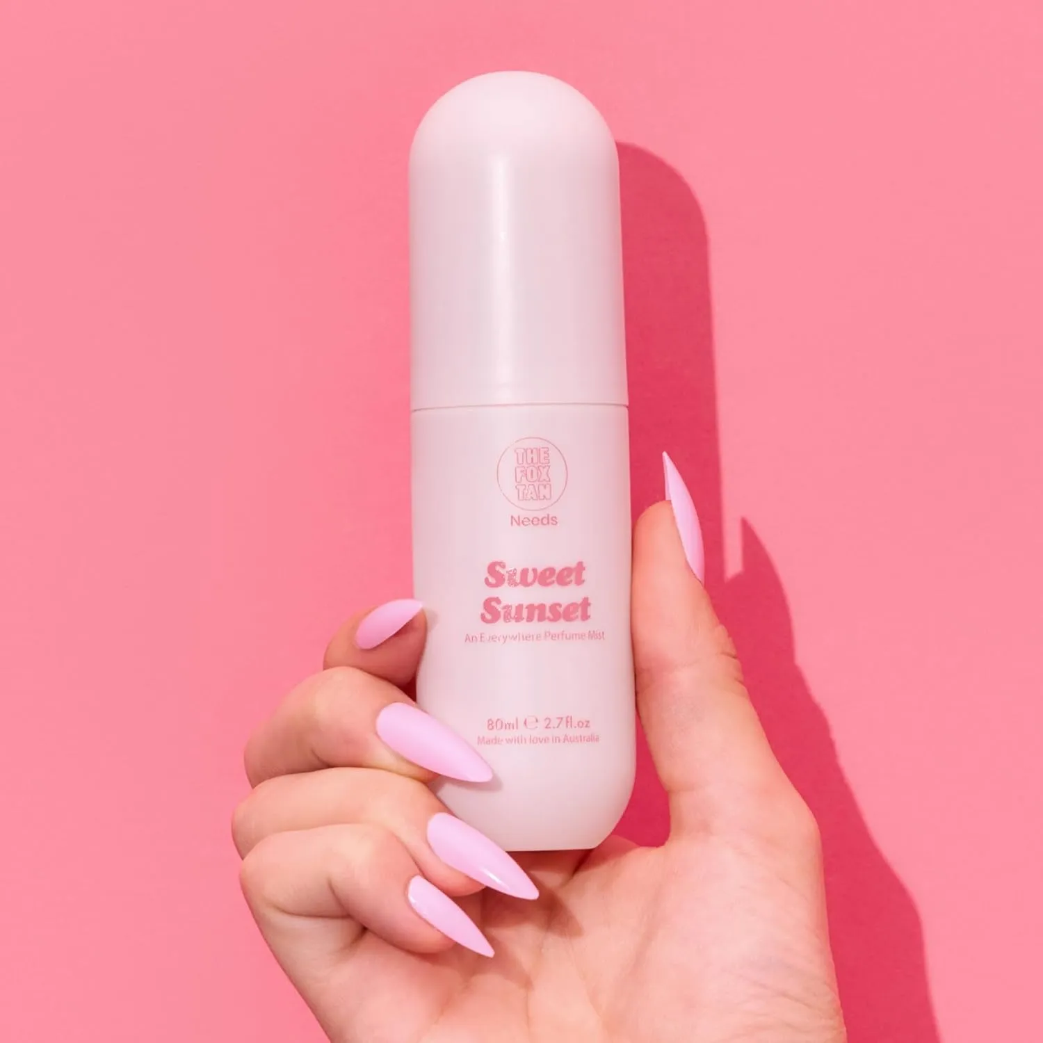 THE FOX TAN Everywhere Perfume Mist, Sweet Sunset Scent, Spray for Women, Long-Lasting Scent, Vegan & Cruelty-Free, 80mL
