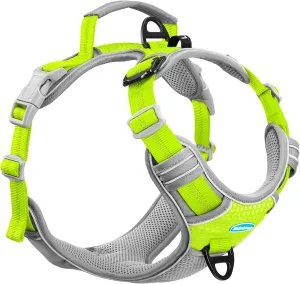 ThinkPet No Pull Harness Breathable Sport Vest with Handle-Dog Harnesses Reflective Adjustable for Medium Large Dogs