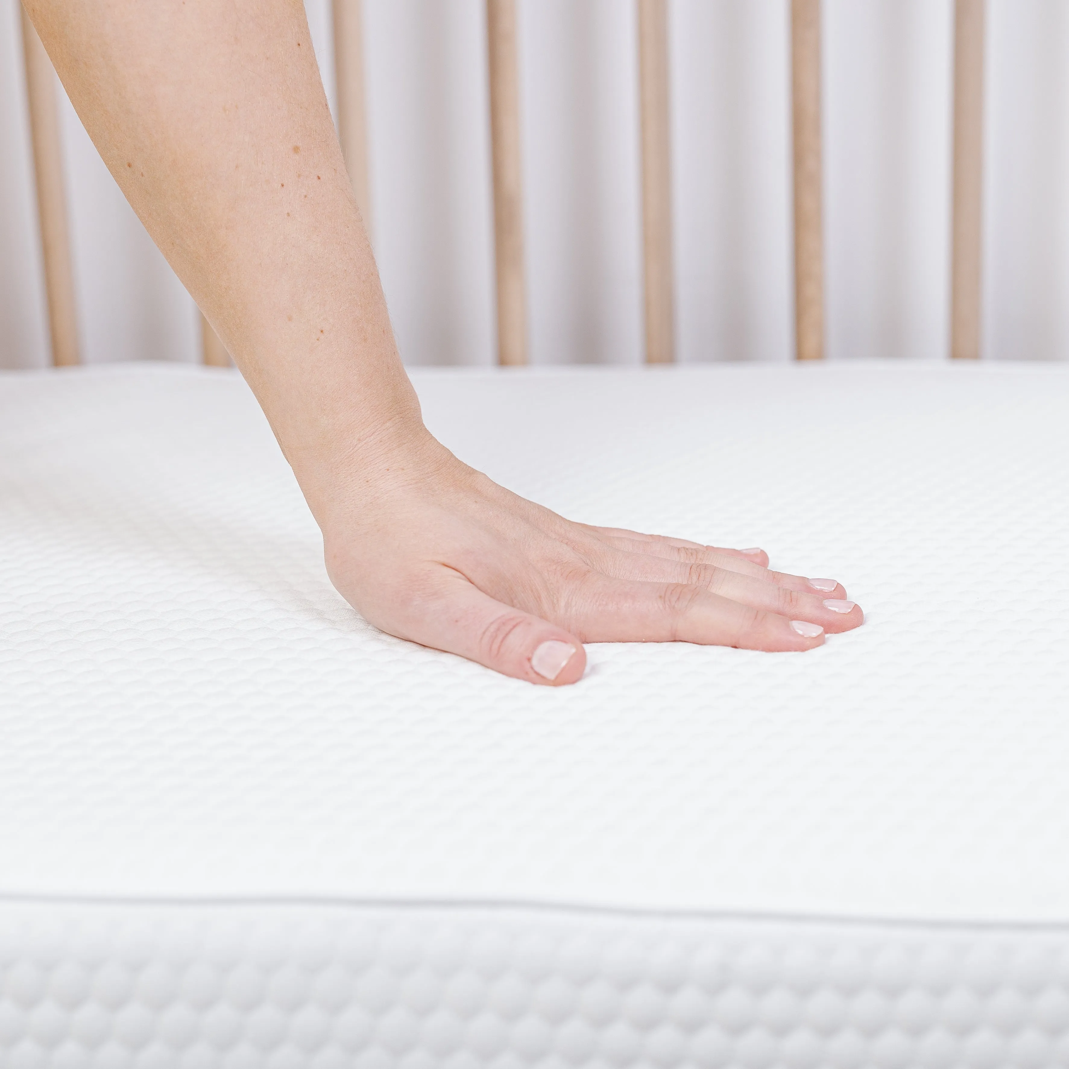 Tiny Dreamer Natural™ - Coconut Coir & 100% Wool Folding Travel Cot Mattress to fit Joie Baby Commuter Logan (100 x 69cm)
