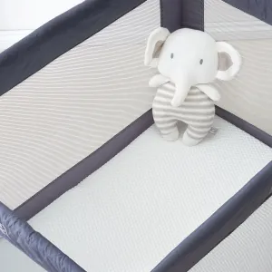 Tiny Dreamer Natural™ - Coconut Coir & 100% Wool Folding Travel Cot Mattress to fit Joie Baby Commuter Logan (100 x 69cm)