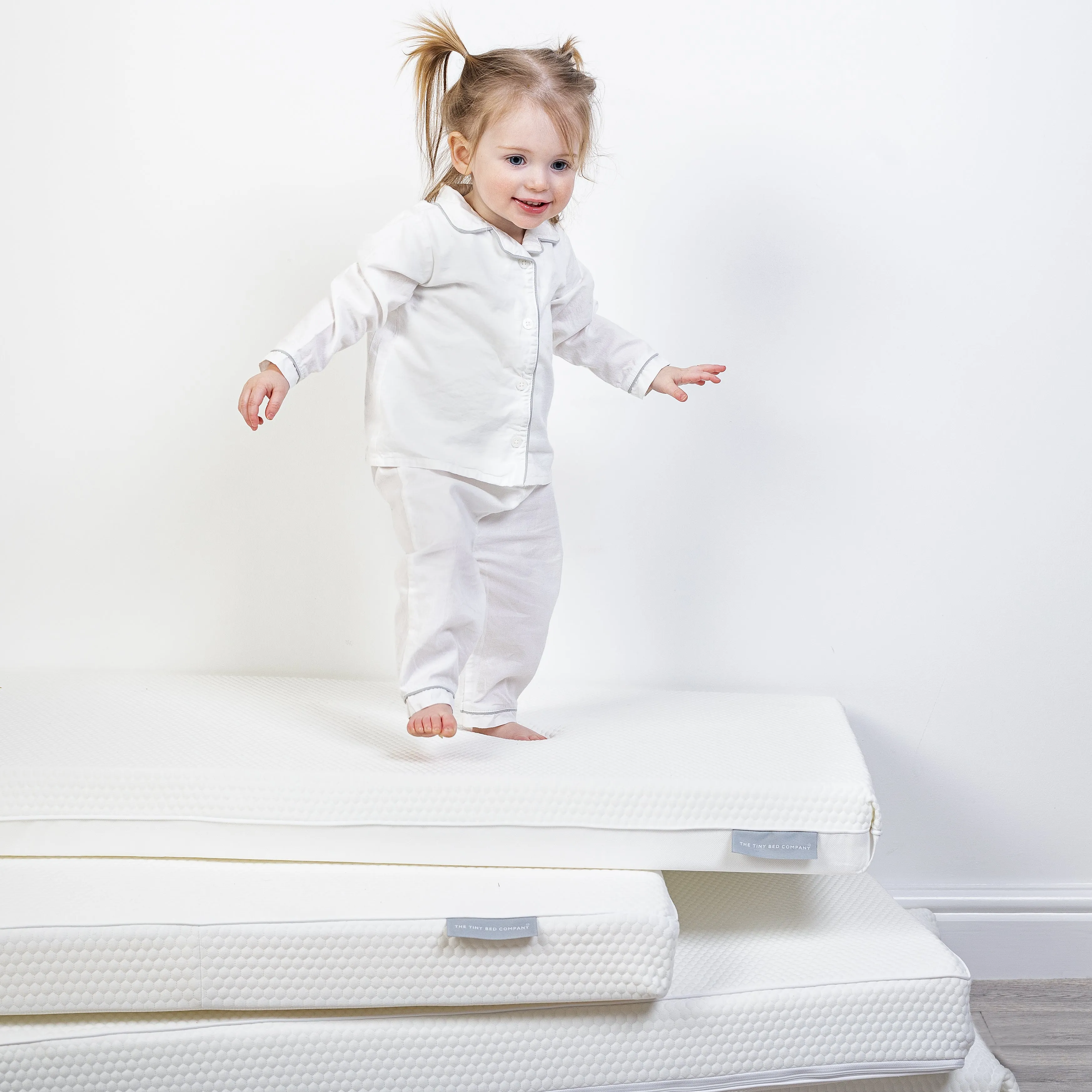 Tiny Dreamer Natural™ - Coconut Coir & 100% Wool Folding Travel Cot Mattress to fit Joie Baby Commuter Logan (100 x 69cm)