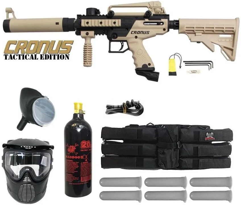 Tippmann Cronus Paintball Marker Gun Player Package