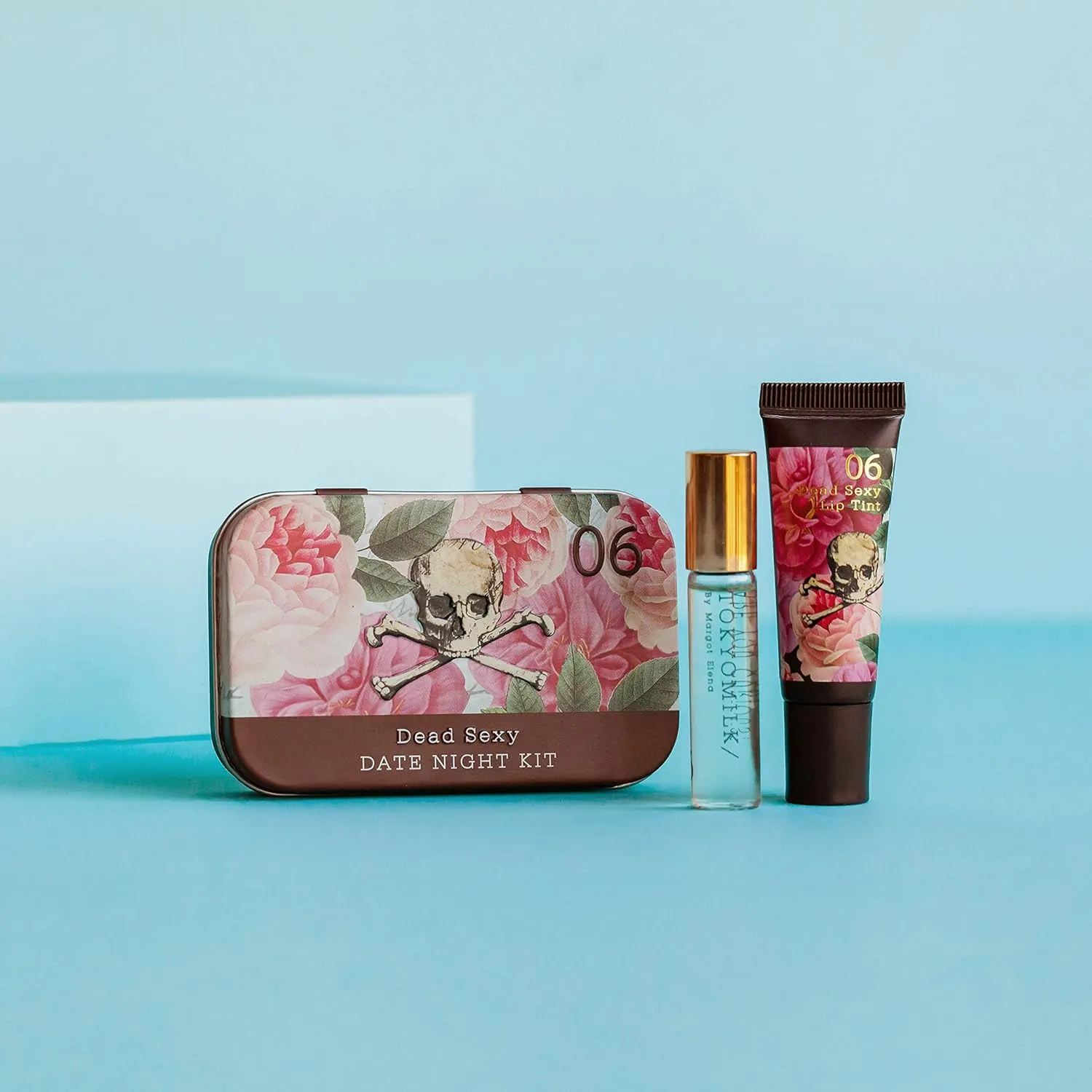 TokyoMilk Dead Sexy Date Night Kit | Includes Citrus Rose Lip Tint and Dead Sexy Eau de Parfum Mini Rollerball