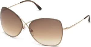 Tom Ford FT0250 Colette Cateye Sunglasses for Women   BUNDLE with Designer iWear Eyewear Care Kit