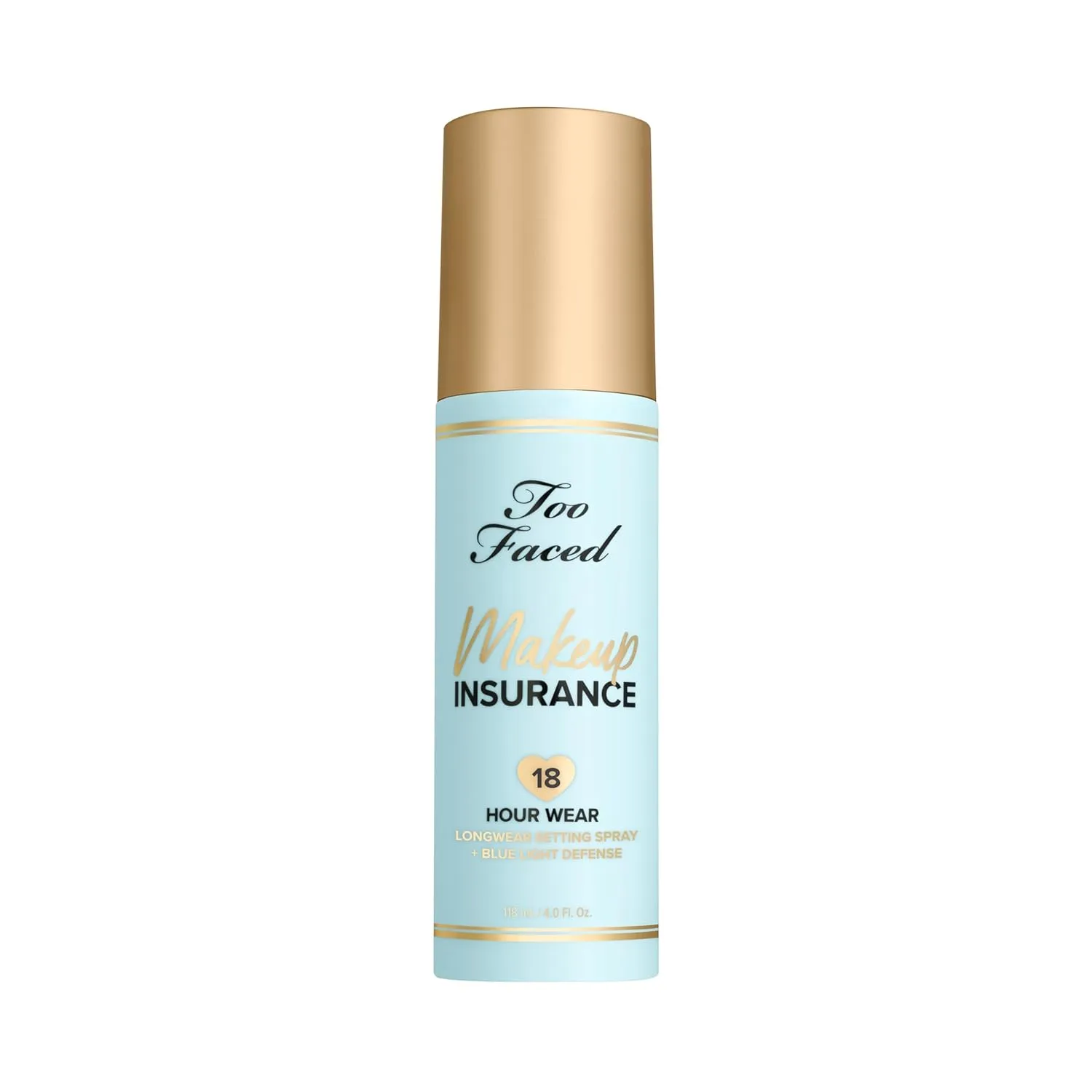 Too Faced Makeup Insurance Setting Spray | Hydrating, Long Lasting, Vegan   Cruelty Free, 4 Fl Oz