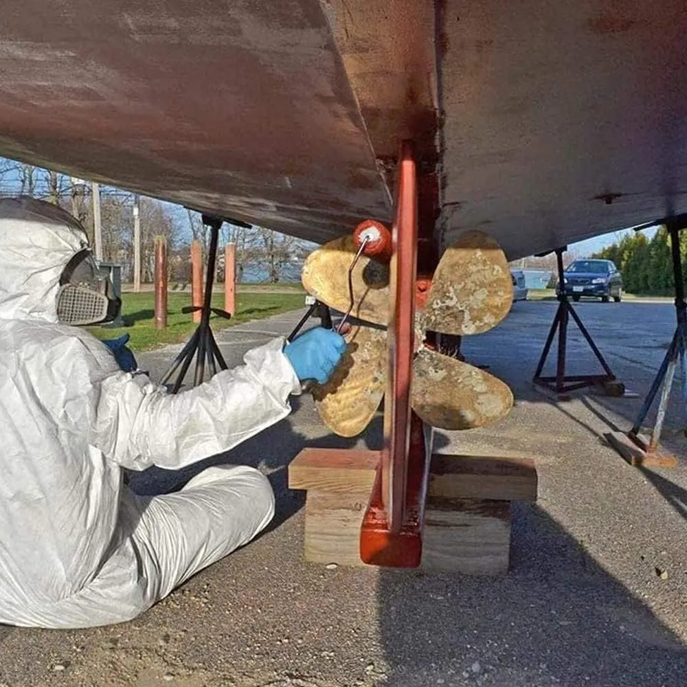 TotalBoat Underdog Marine Antifouling Bottom Paint for Fiberglass, Wood and Steel Boats (Black, Gallon) 128 Fl Oz (Pack of 1), 1.00 Gallon (Pack of 1)