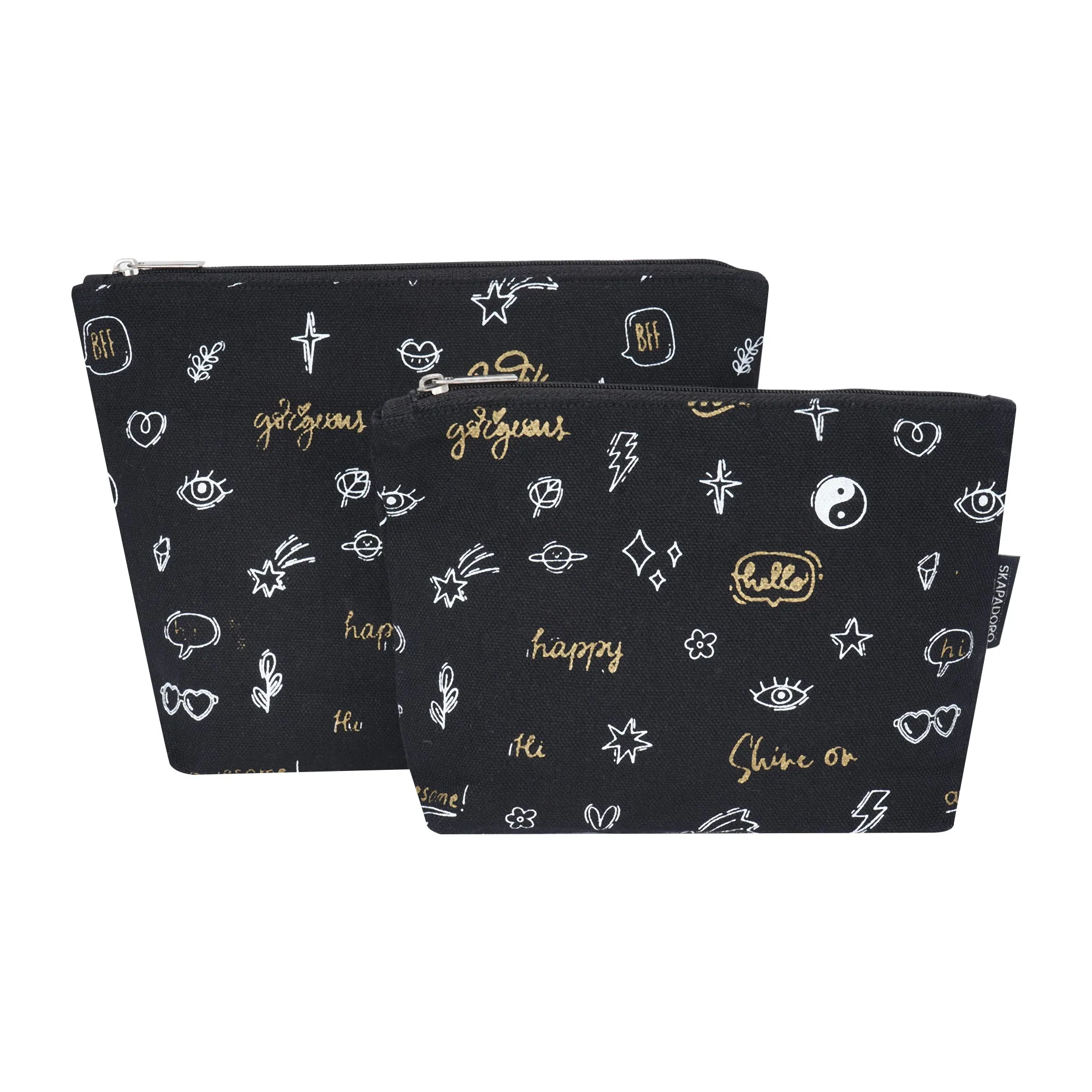 Travel Buddy - Happy Doodle (Set of 2)