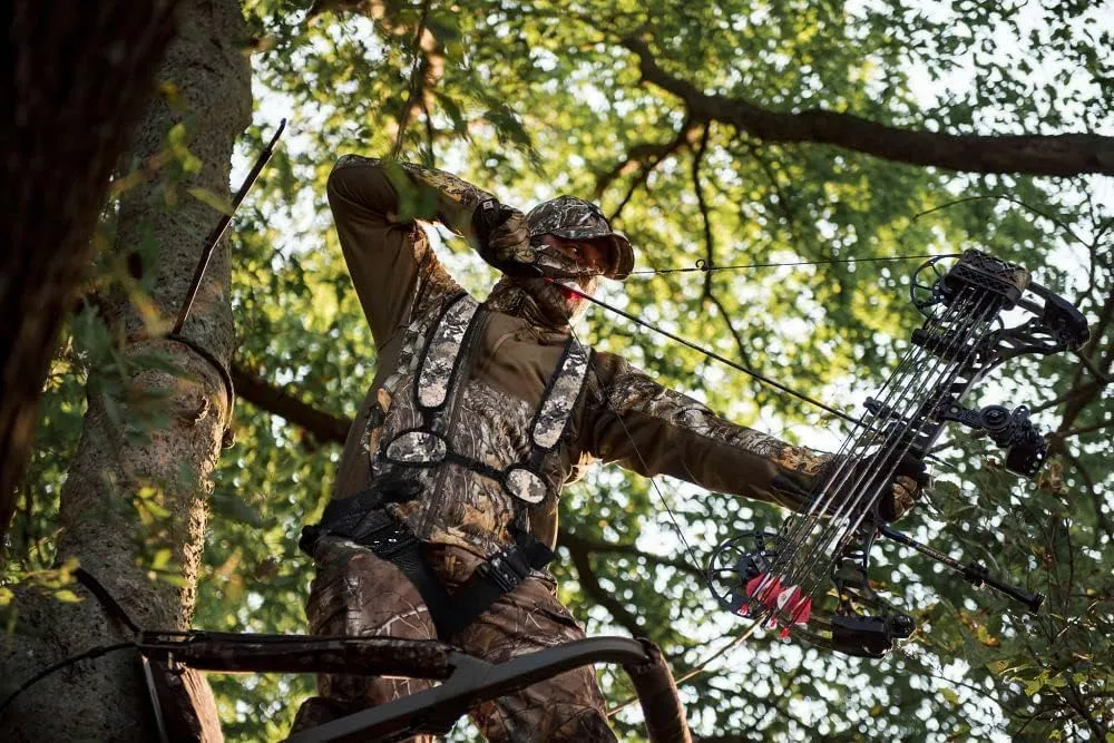 Tree Stand Safety Harness: Adjustable Tree Stand Harness for Hunting, Padded Treestand Safety Hunting Harnesses