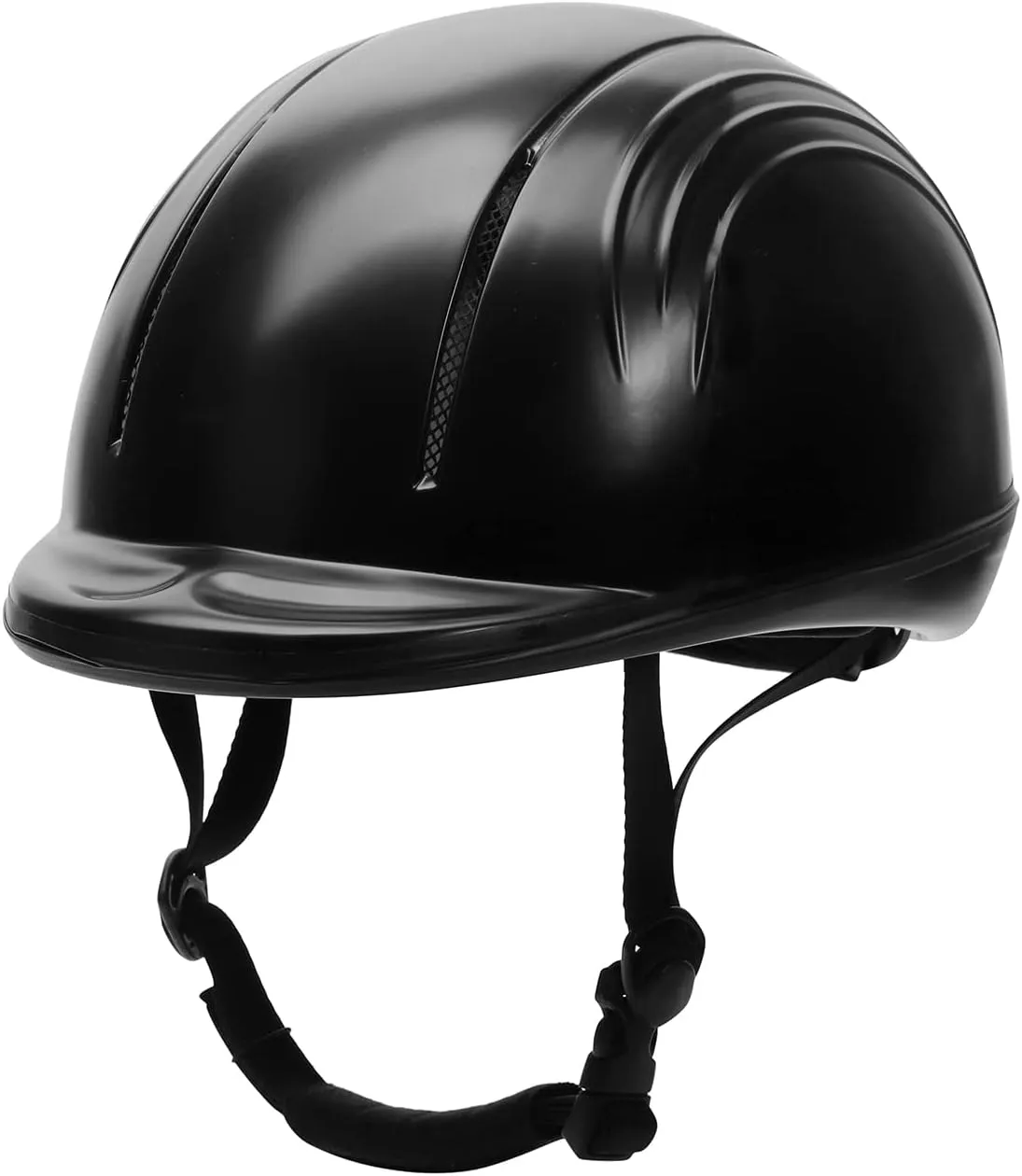 TuffRider Starter Basic Horse Riding Helmet Protective Head Gear for Equestrian Riders with Assorted Strip Socks