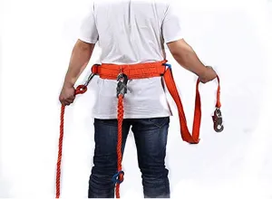 U/B Full Body Safety Belt for Climbing with Two Safety Rope International Standard