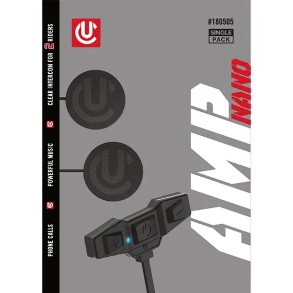 UClear - Amp Nano Single Kit Helmet Audio Single Kit