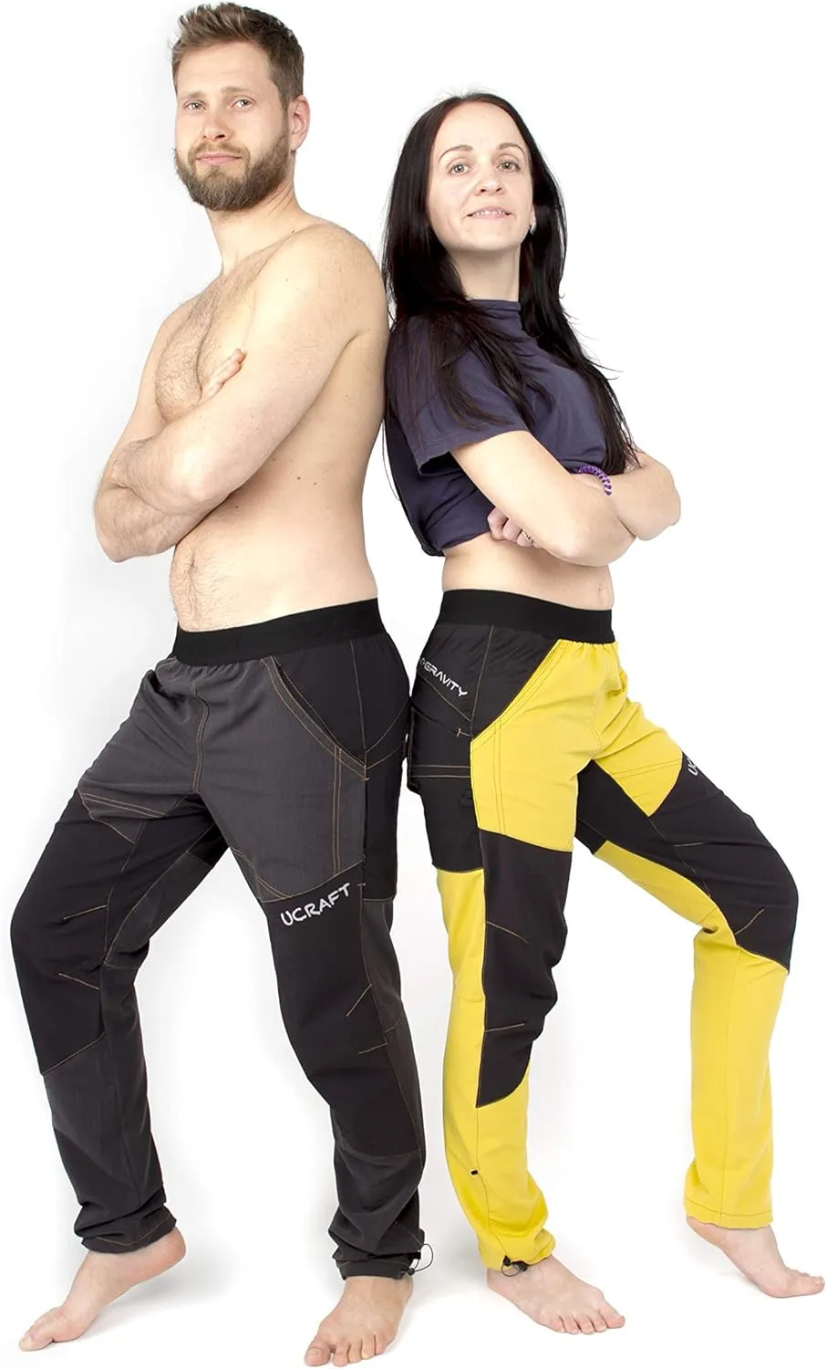 Ucraft - Anti-Gravity Climbing and Bouldering Unisex Pants, 5 Pockets, 5 Fabrics