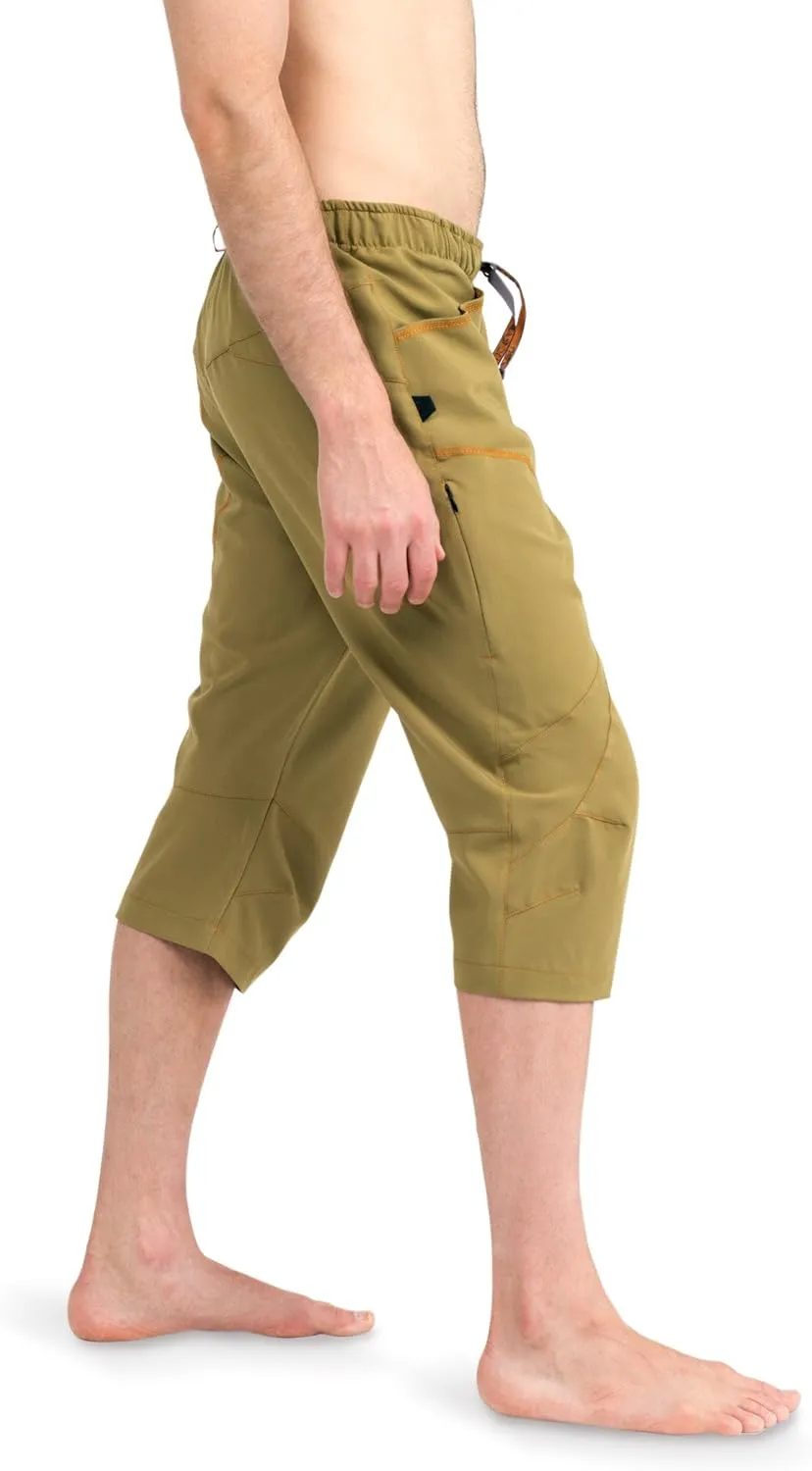 Ucraft "Xlite Rock Climbing Bouldering and Yoga Knickers ¾ Men's and Women's Capri Pants. Lightweight, Stretchy, Breathable