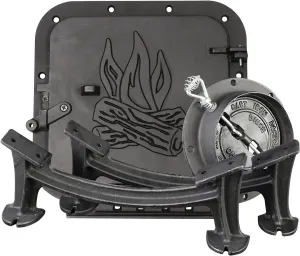 US Stove Company BSK2000 Heavy Duty Camp Stove Kit, Black, Medium