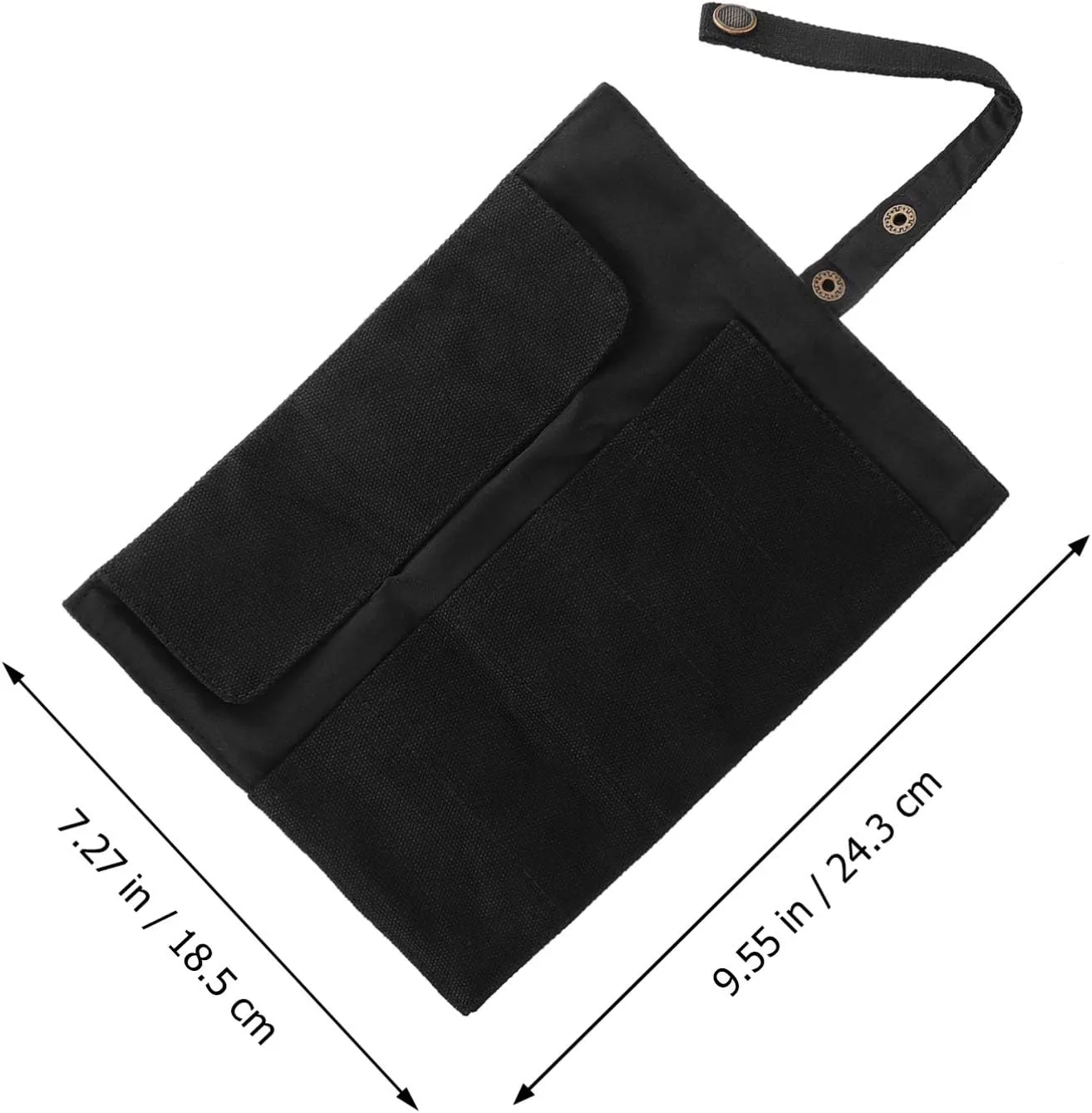 VALICLUD 3pcs Watch Storage Bag Stationery Bag Clear Display Case Storage Bags Vacuum Seal Watch Luggage Travel Minis Cable Smart Watch Headphones Case Carry Sealer Kit Black Canvas