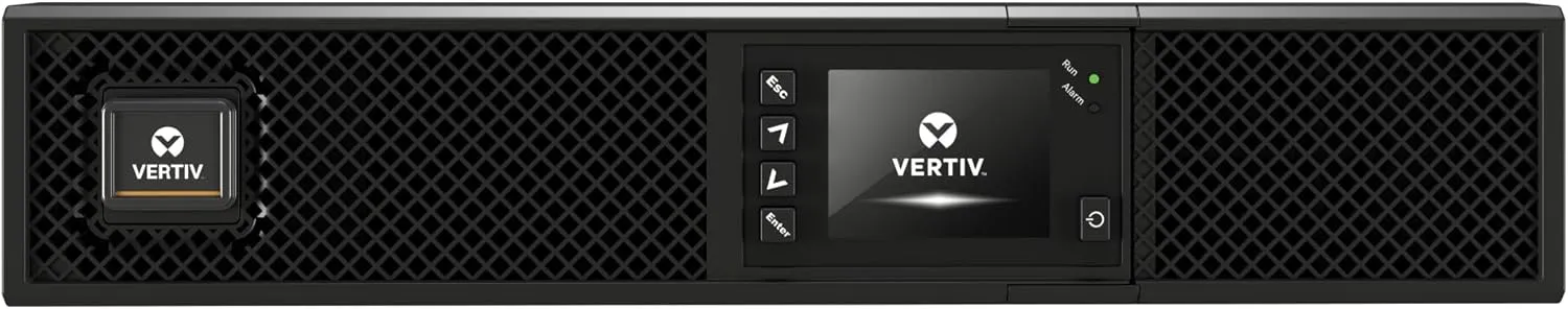 Vertiv Liebert GXT5 UPS - 2000VA/1800W 120V, Online Double Conversion, 2U Rack/Tower, Energy Star Certified, Lead Acid, Sine Wave, Battery Backup, 0.9 Power Factor, Colored LCD (GXT5-2000LVRT2UXL)