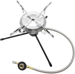 VICASKY Picnic Supply Outdoor Folding Gas Stove Camping Gas Burner Stove Head for Hiking Lightweight Design