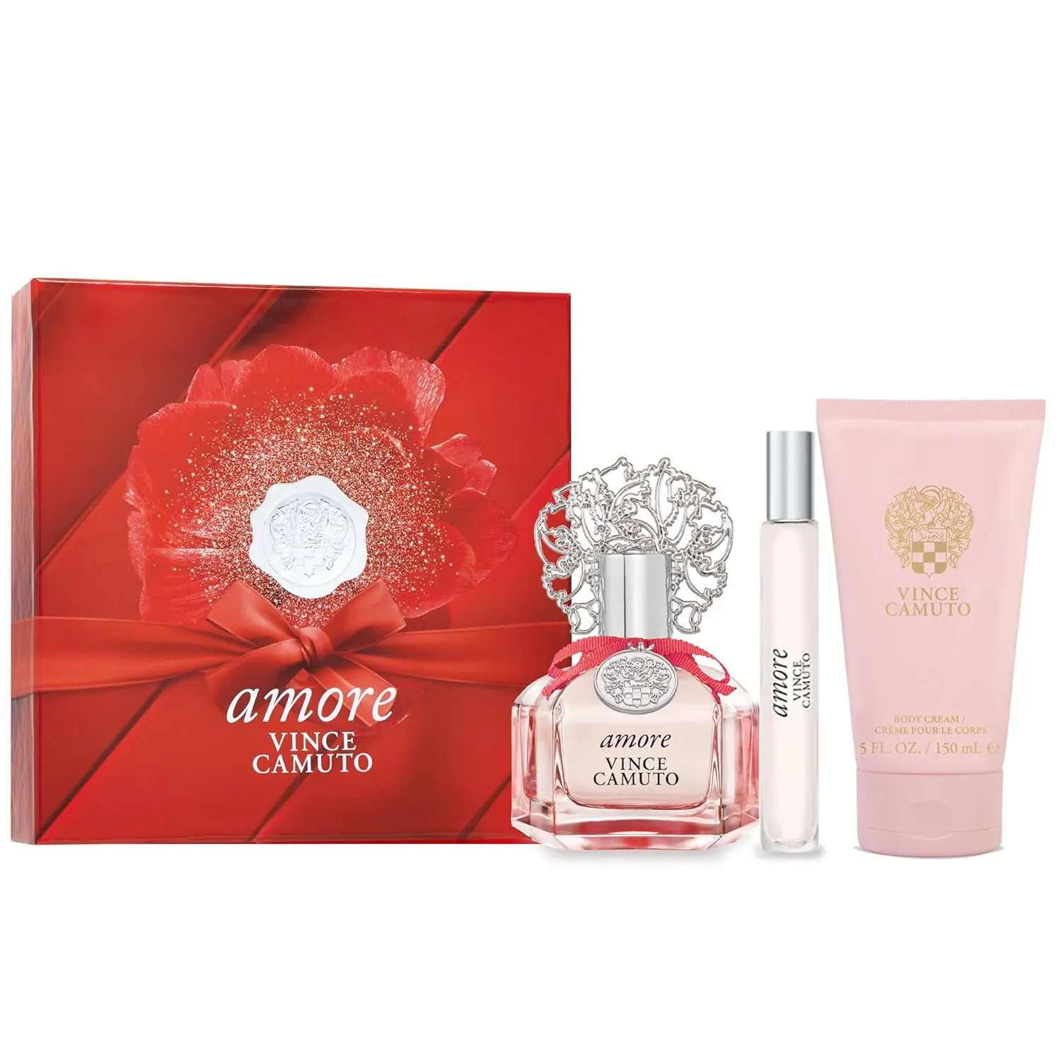 Vince Camuto Amore Eau de Parfum Spray Perfume for Women, Floriental Fruity Scent, Notes of Sparkling Clementine Ice, Bergamot, & Sandalwood, Long Lasting, Sensual Fragrance