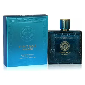 Vintage Heroes Eau de Parfum Spray for Men, 3.4 oz / 100 ml – Long Lasting Fragrance – New in Sealed Retail Box – Gift Ready (2 Pack)