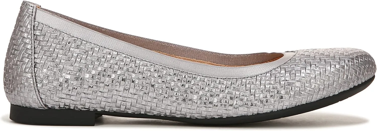 Vionic Women’s Ballet Flat Anita- Supportive Round Toe Dress Shoes That Include a Built-in Arch Support Insole That Corrects Pronation and Helps Heel Pain Relief, Plantar Fasciitis, Sizes 5-12