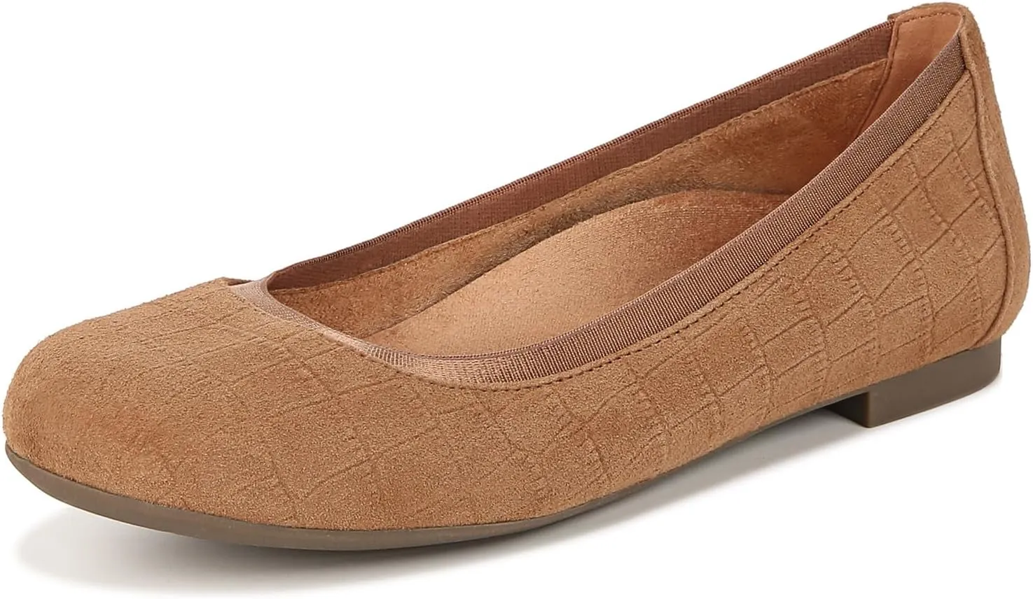 Vionic Women’s Ballet Flat Anita- Supportive Round Toe Dress Shoes That Include a Built-in Arch Support Insole That Corrects Pronation and Helps Heel Pain Relief, Plantar Fasciitis, Sizes 5-12