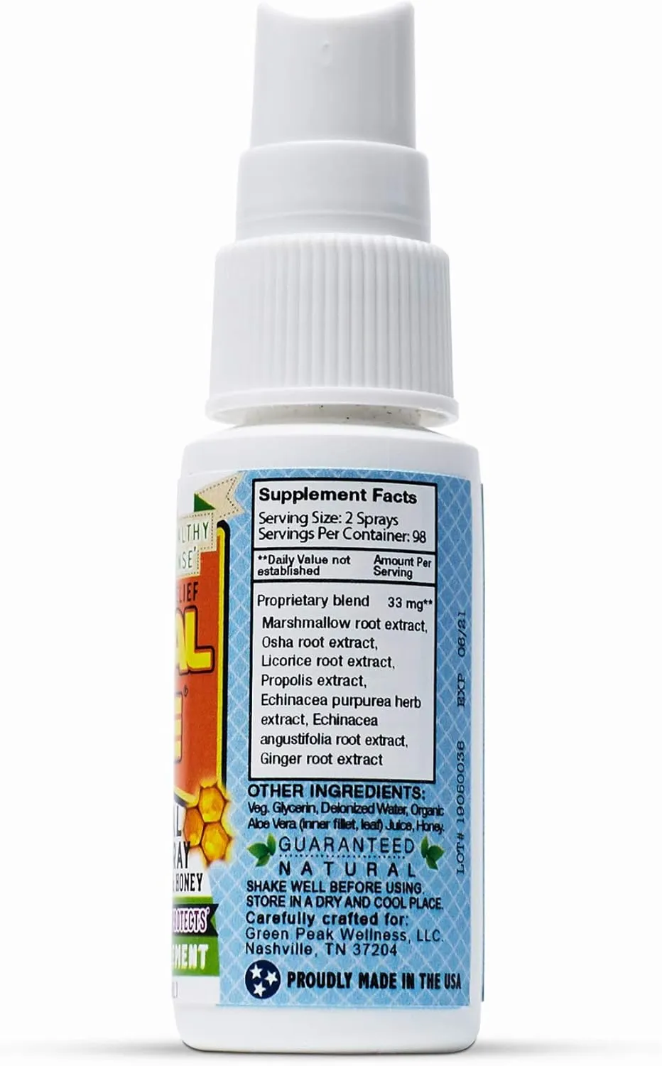 Vocal Eze Throat Spray | Relieve Sore, Hoarse, Fatigue, Dryness of Throat | Herbal Immune Support, All Natural Ingredients (1)