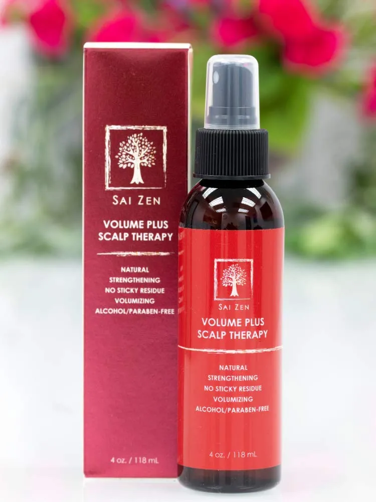 Volume Plus Scalp Therapy Spray | Post-Shower Hair Strengthening Formula | Made in USA |Alcohol and Paraben Free, 4 oz.