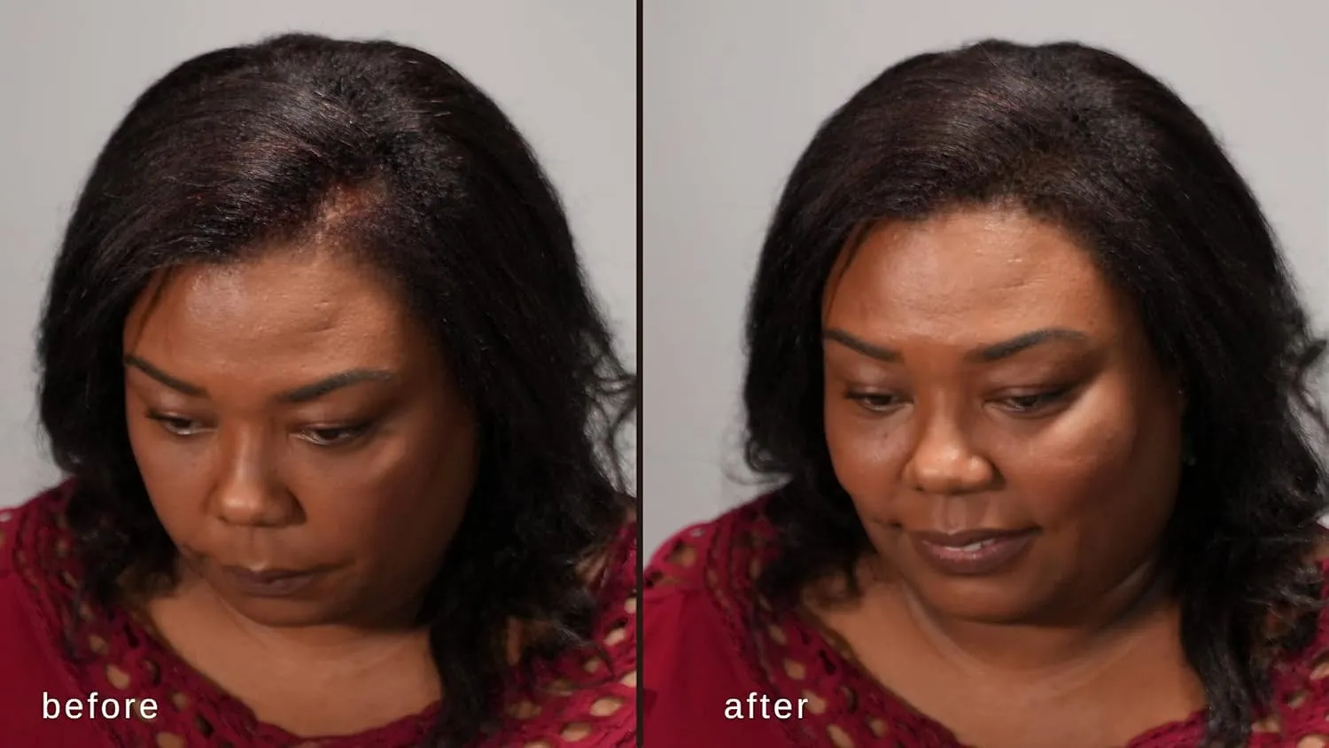 Volumizing Hair Fibers with real Keratin for Thinning Hair/Hair Loss – Dermatologist Tested and Certified Hypoallergenic - 60 days   supply - Multiple Colors Available (Gray)