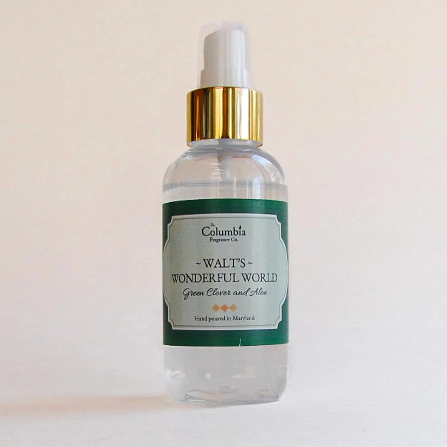 Walt's Wonderful World Fragrance Spray, set of two - Long-Lasting Disney-Inspired Scent - Green Clover & Aloe - Aromatherapy, Relaxing, Fresh, Nostalgic, Perfect for Home & Office, 4 oz, set of two